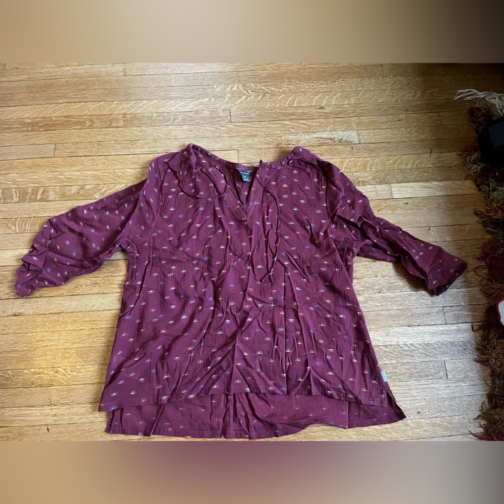 Eddie Bauer gauze top